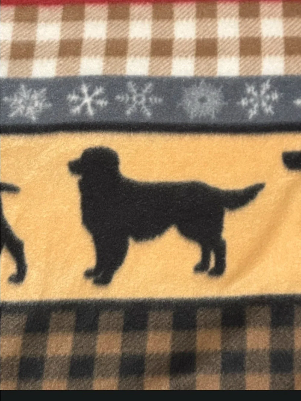 HUNTING DOGS FLANNEL FABRIC